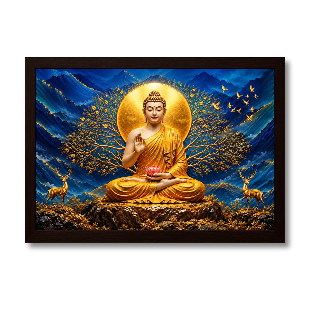 Serene Buddha Blessings