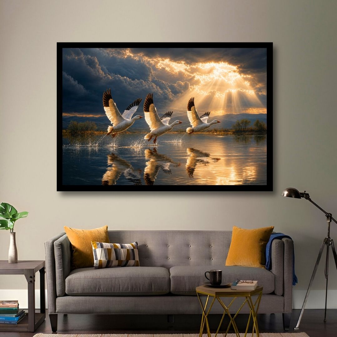 Ethereal Swan Flight