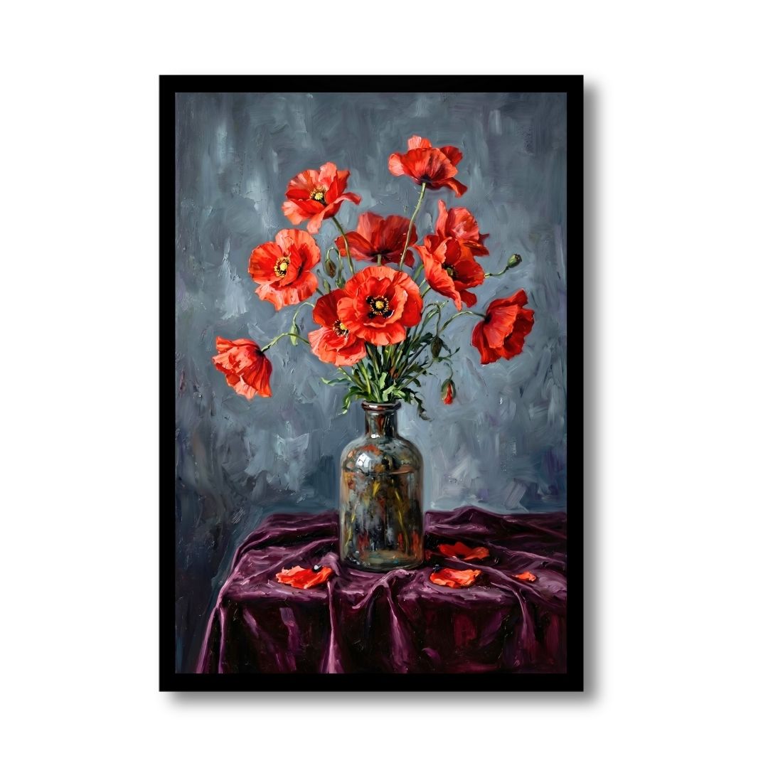Scarlet Poppy Elegance