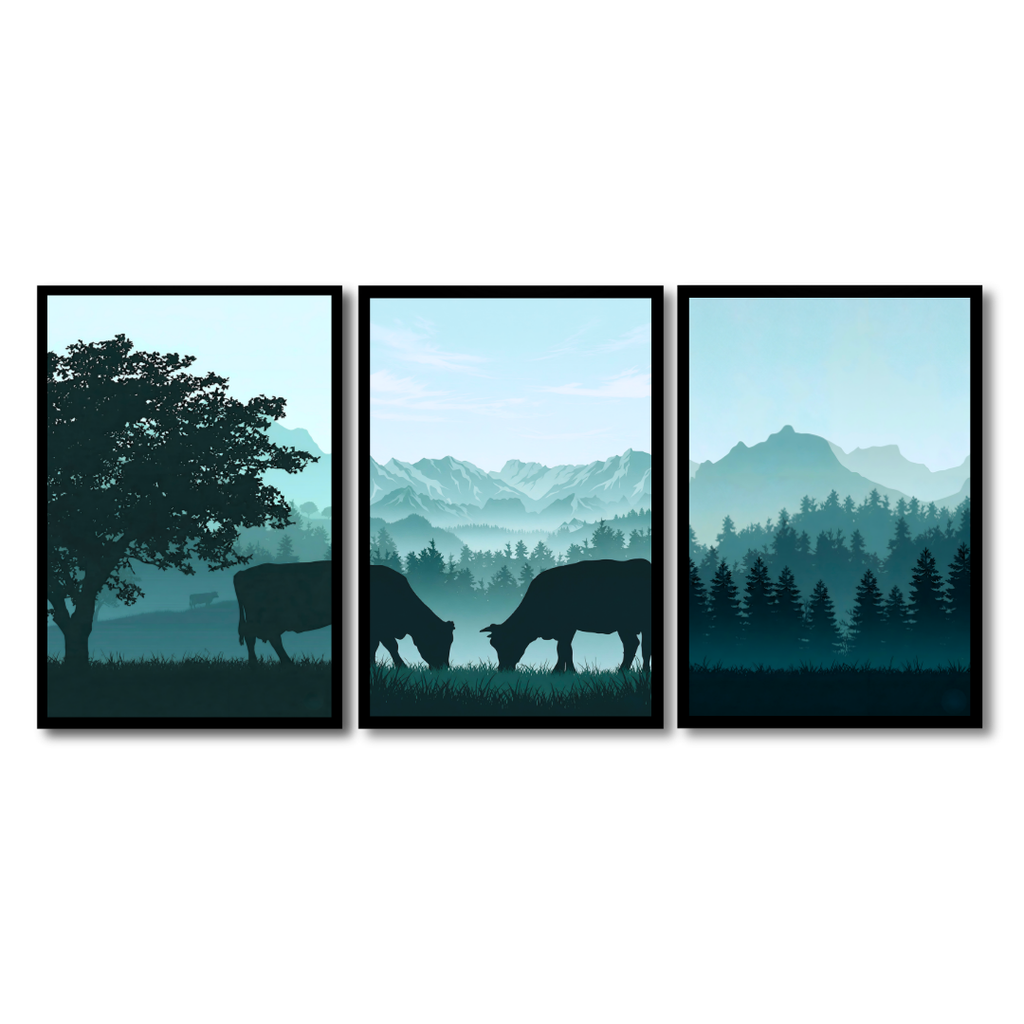 Teal Forest Wildlife
