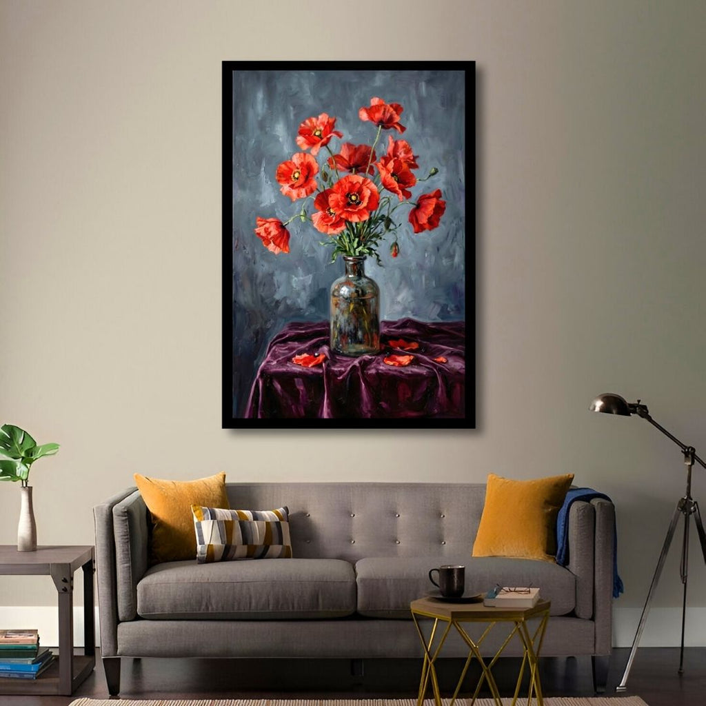 Scarlet Poppy Elegance