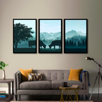 Teal Forest Wildlife