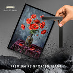 Scarlet Poppy Elegance