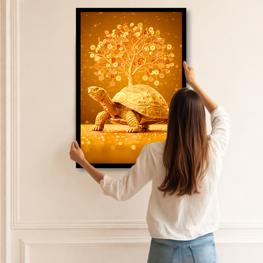Golden Prosperity Tortoise