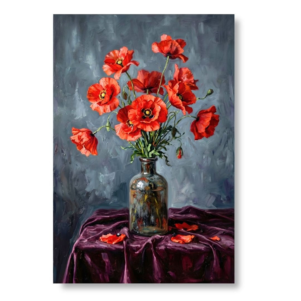 Scarlet Poppy Elegance