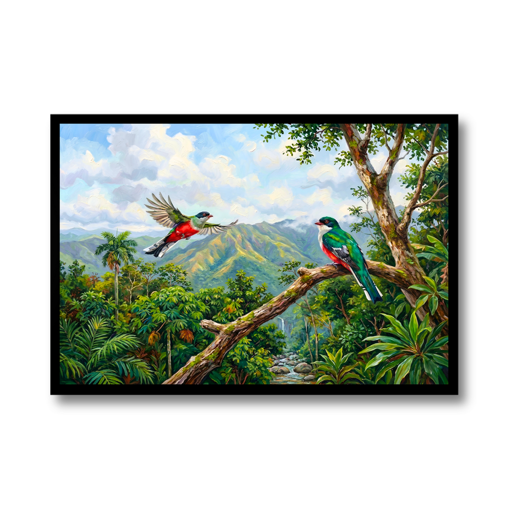 Tropical Trogon Flight
