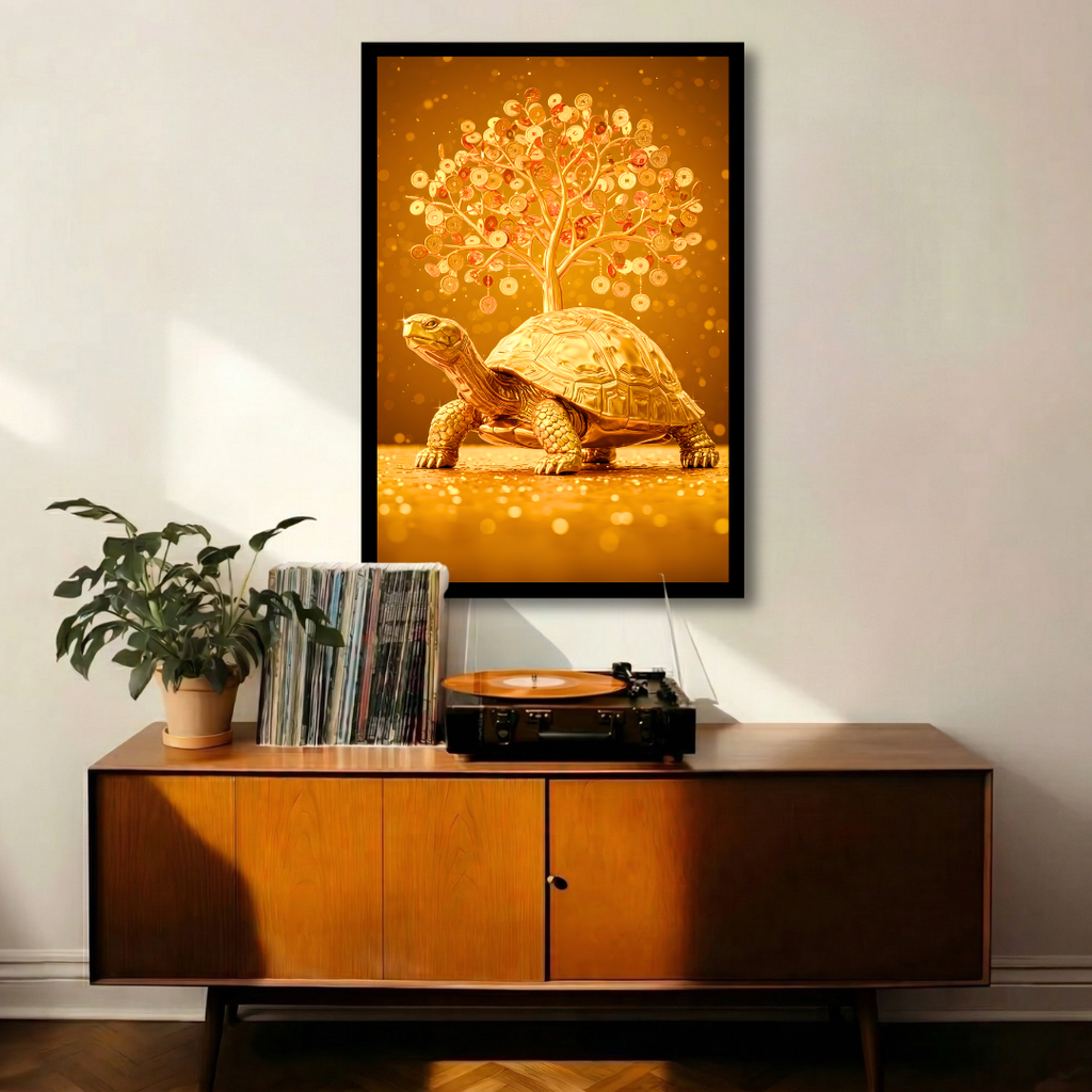Golden Prosperity Tortoise
