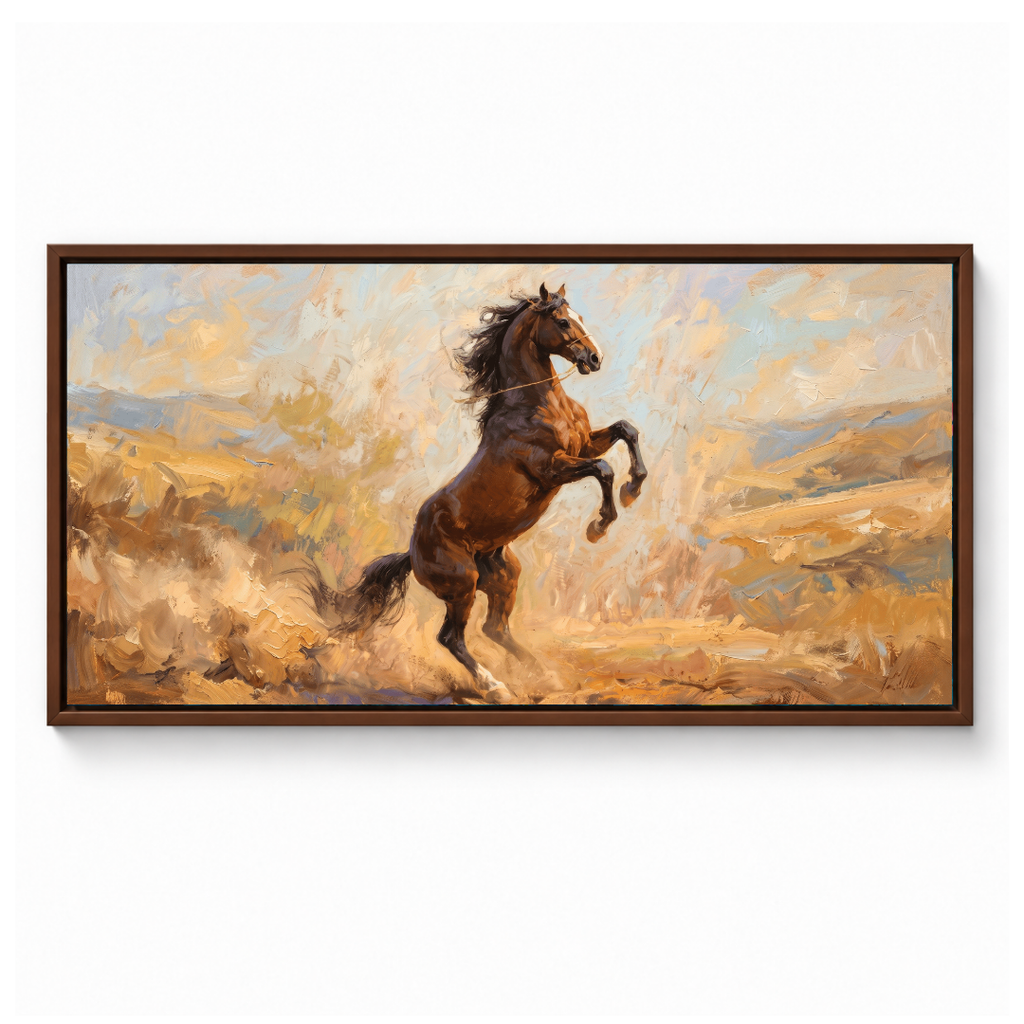 Rearing Horse Golden Dust