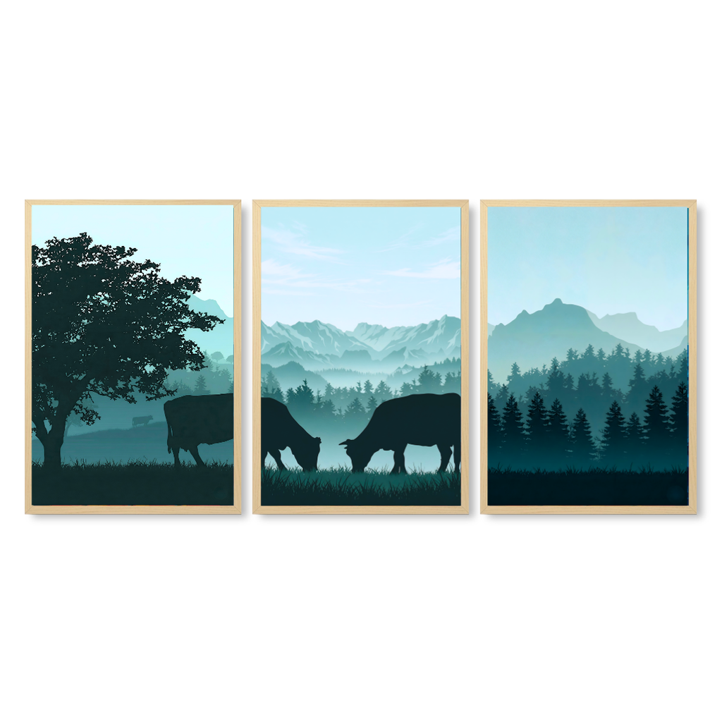Teal Forest Wildlife