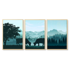 Teal Forest Wildlife