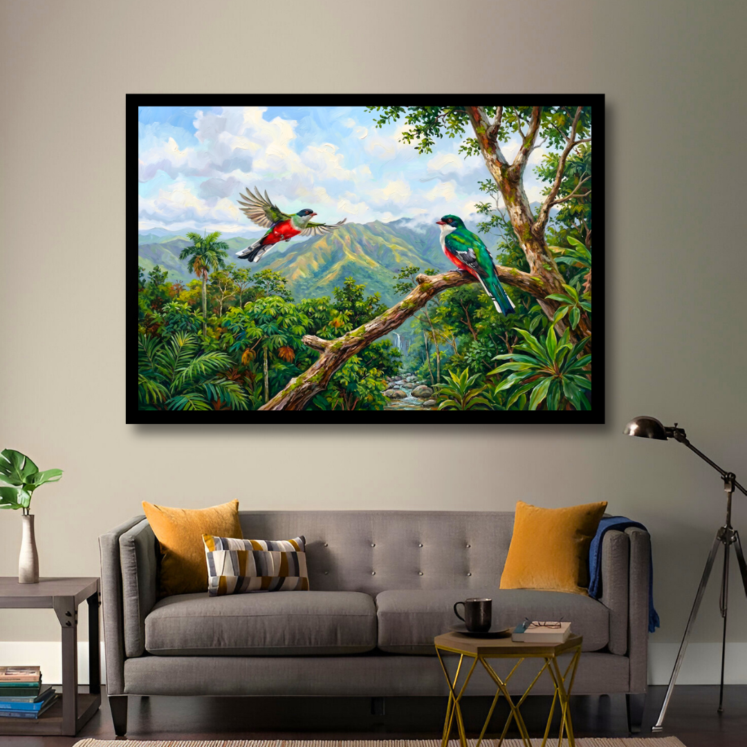 Tropical Trogon Flight