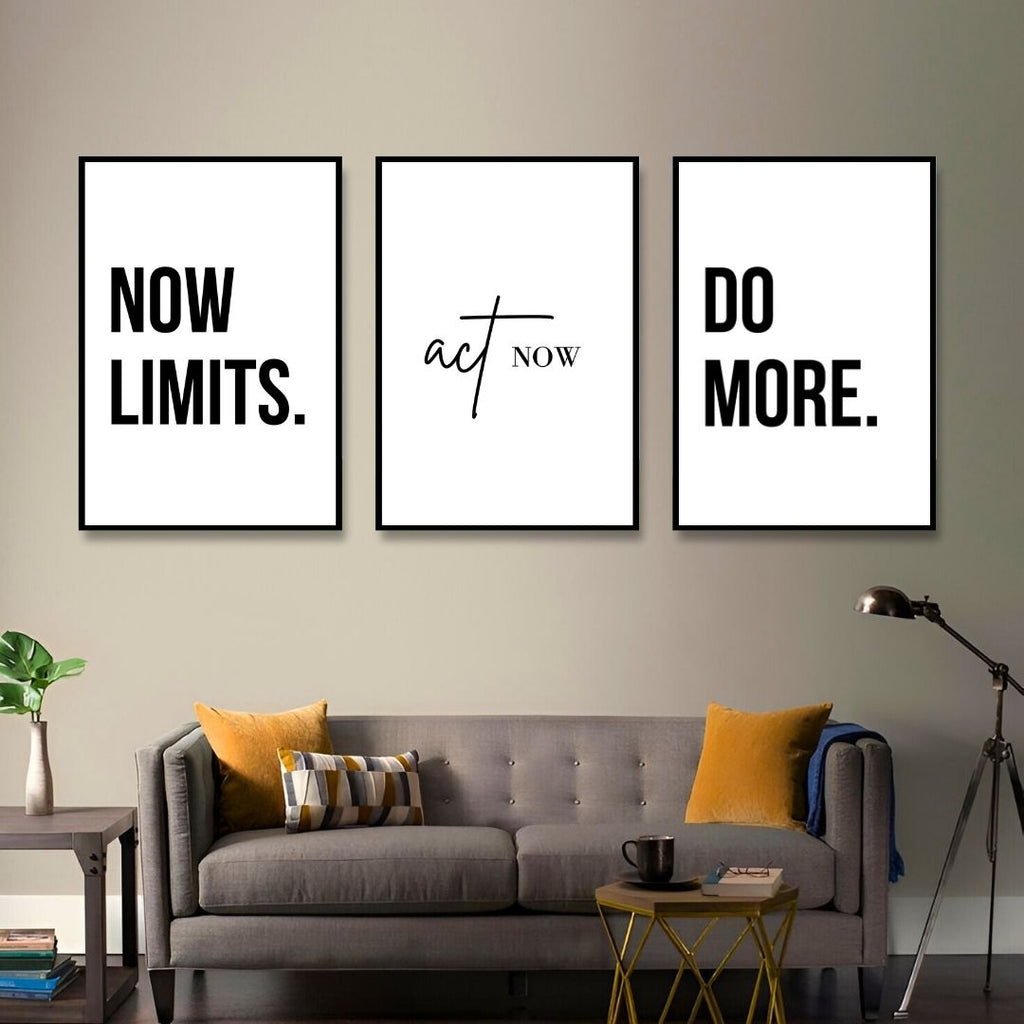 Success Set – Achieve Beyond Limits | SET OF 3 FRAMES