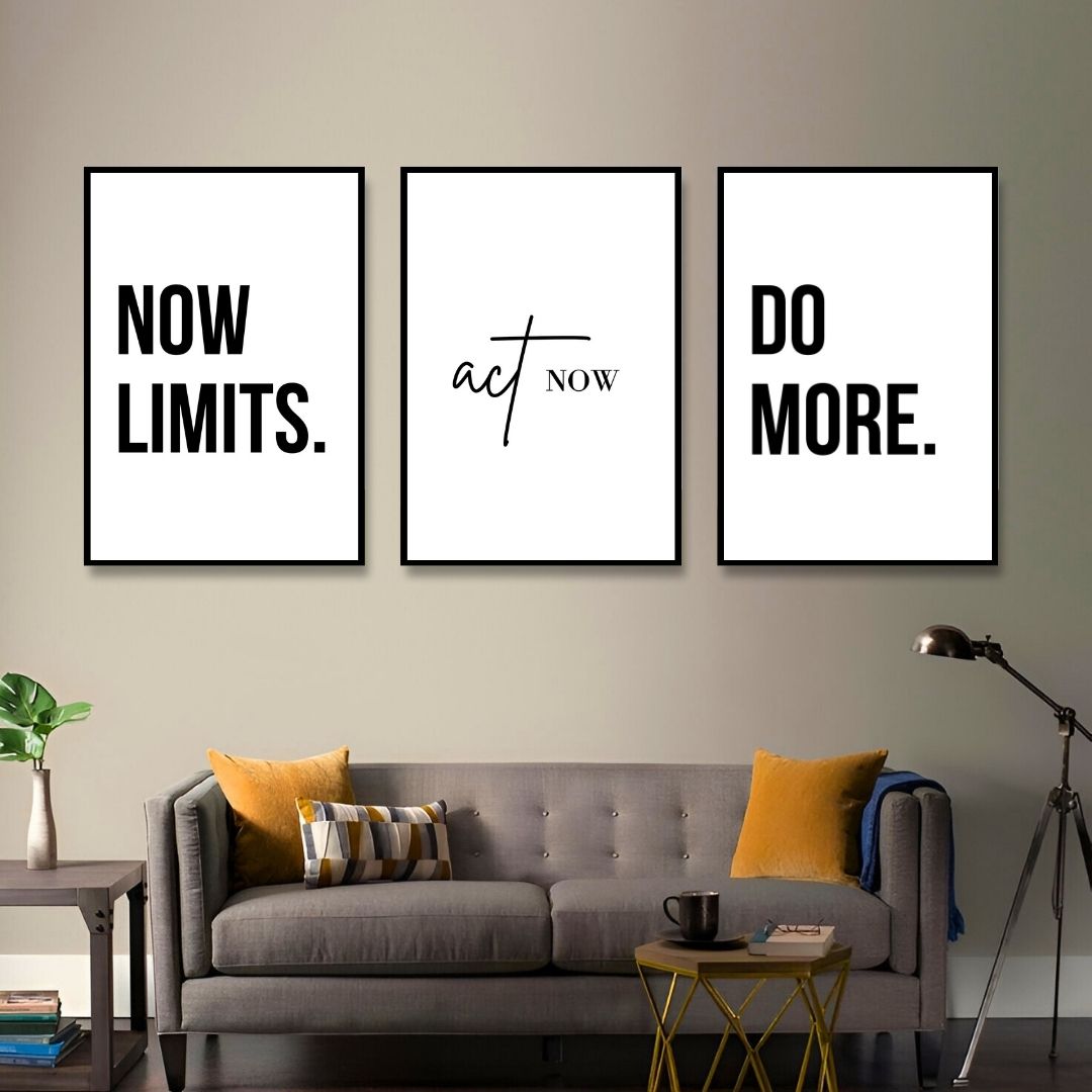 Success Set – Achieve Beyond Limits | SET OF 3 FRAMES
