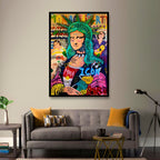 Mona Lisa Graffiti Art