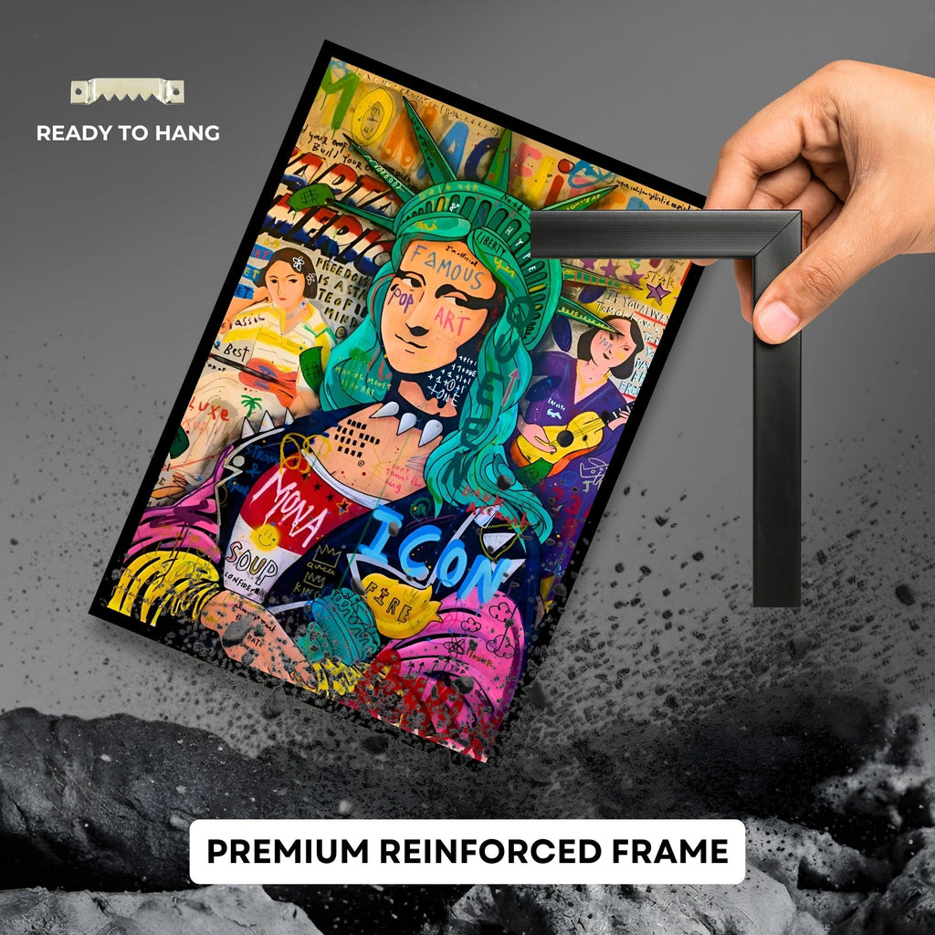 Mona Lisa Graffiti Art