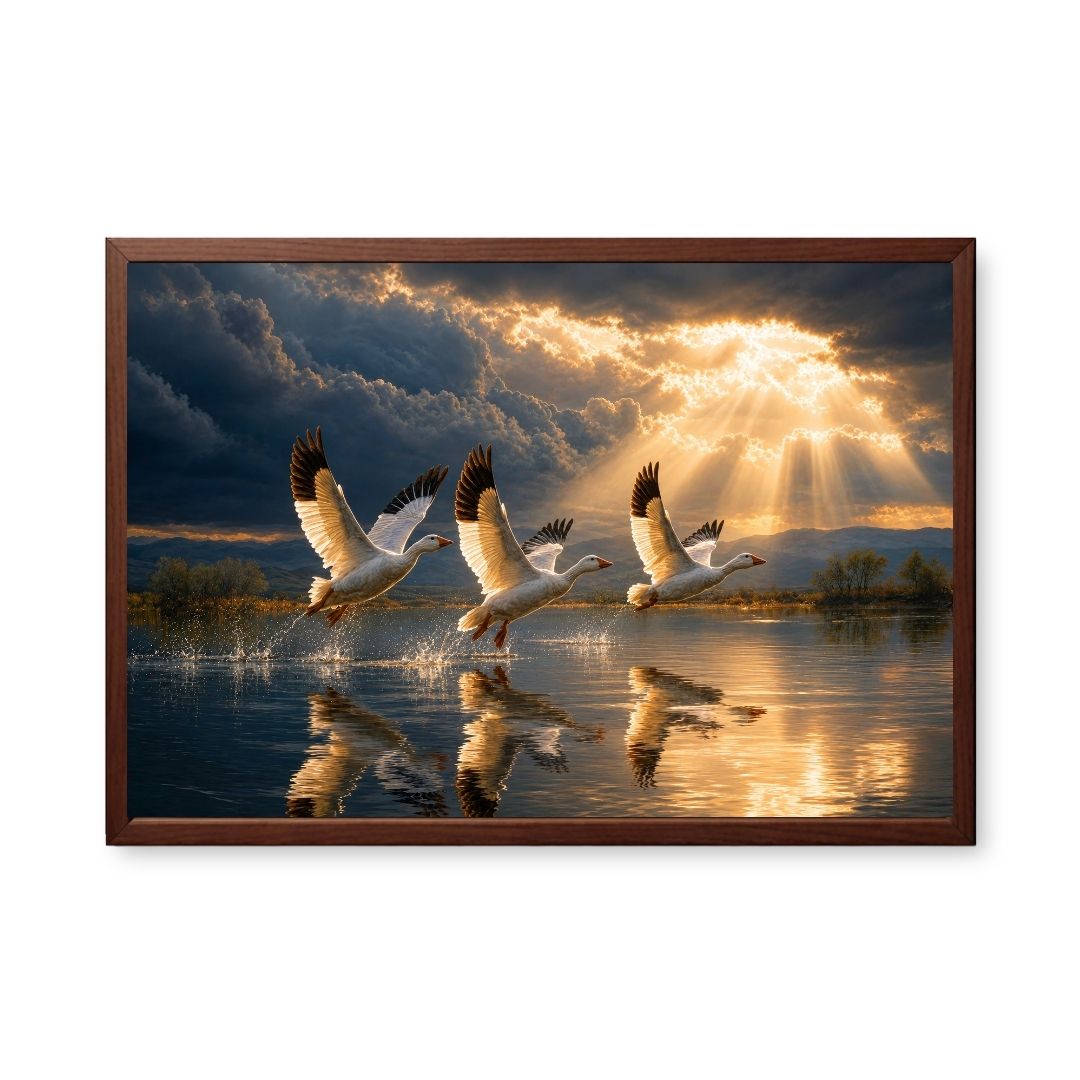 Ethereal Swan Flight