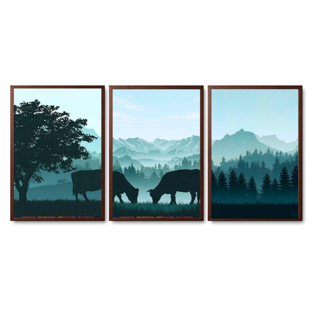 Teal Forest Wildlife