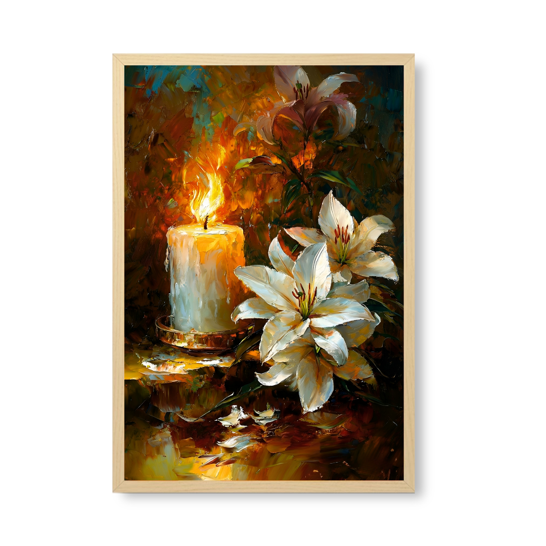 Ivory Blossom Flame