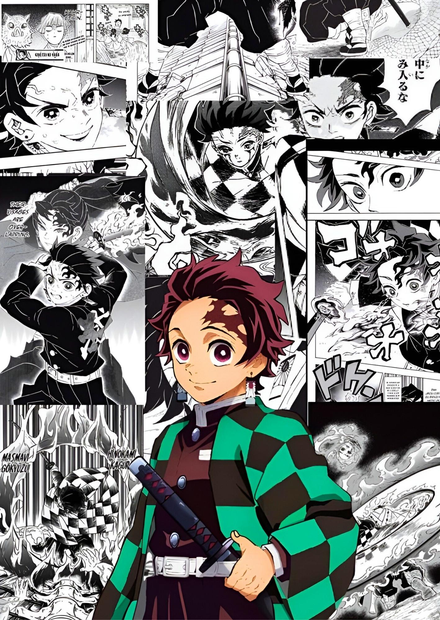 Tanjiro Kamado – Manga Panel