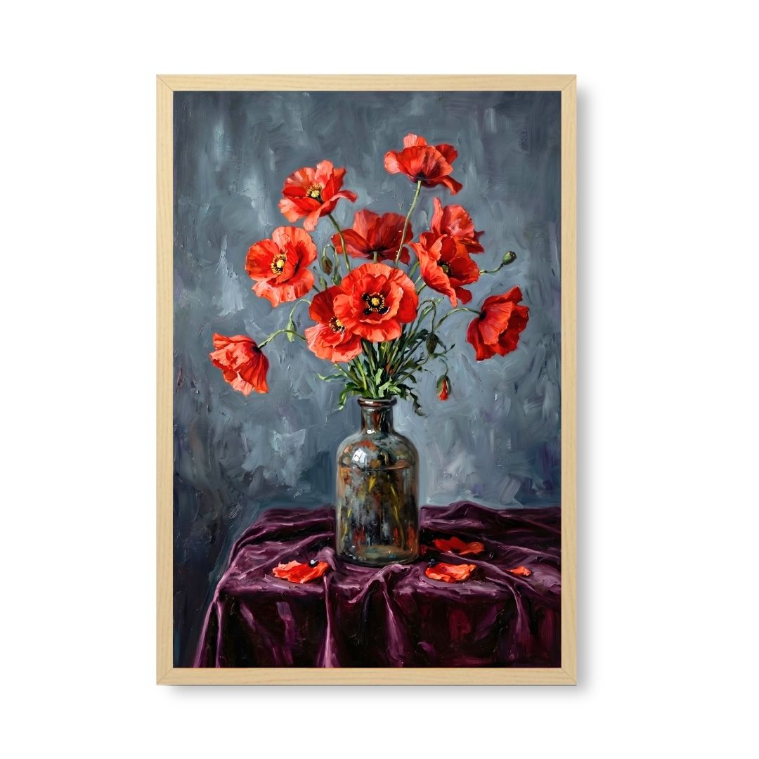 Scarlet Poppy Elegance
