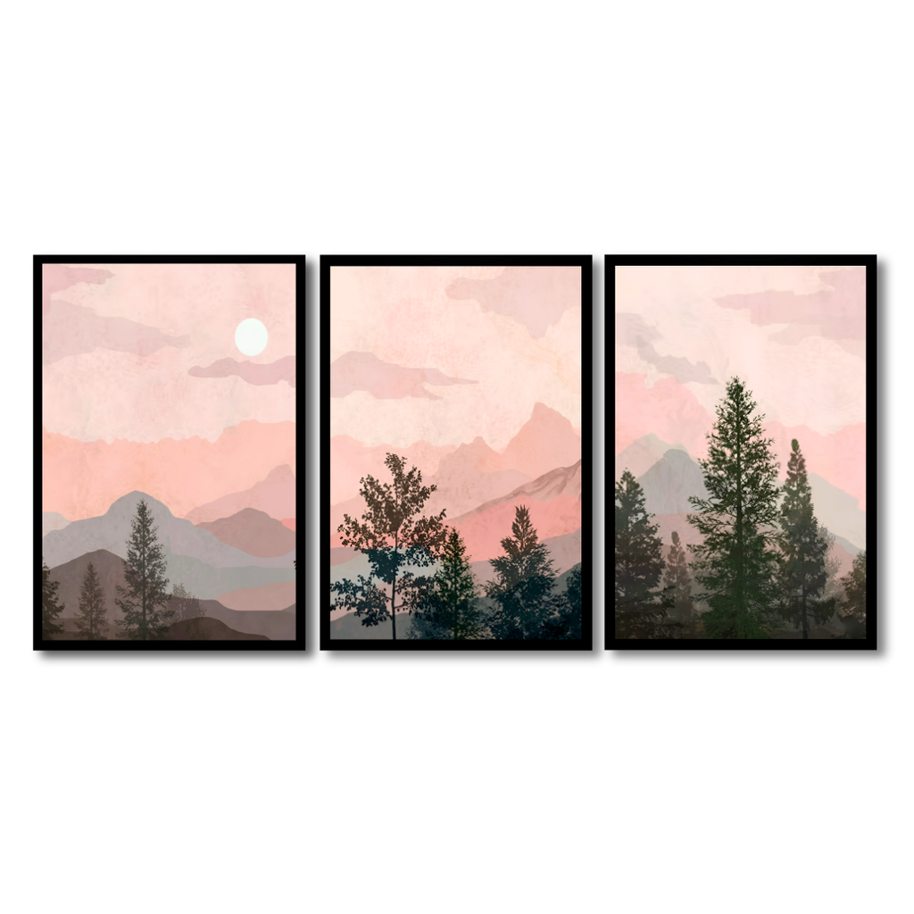 Pink Misty Mountains