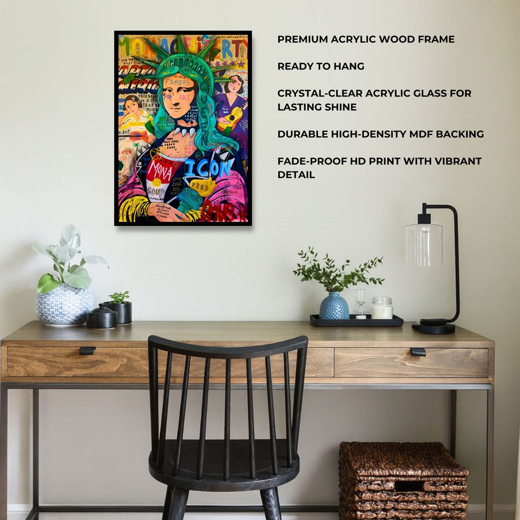 Mona Lisa Graffiti Art