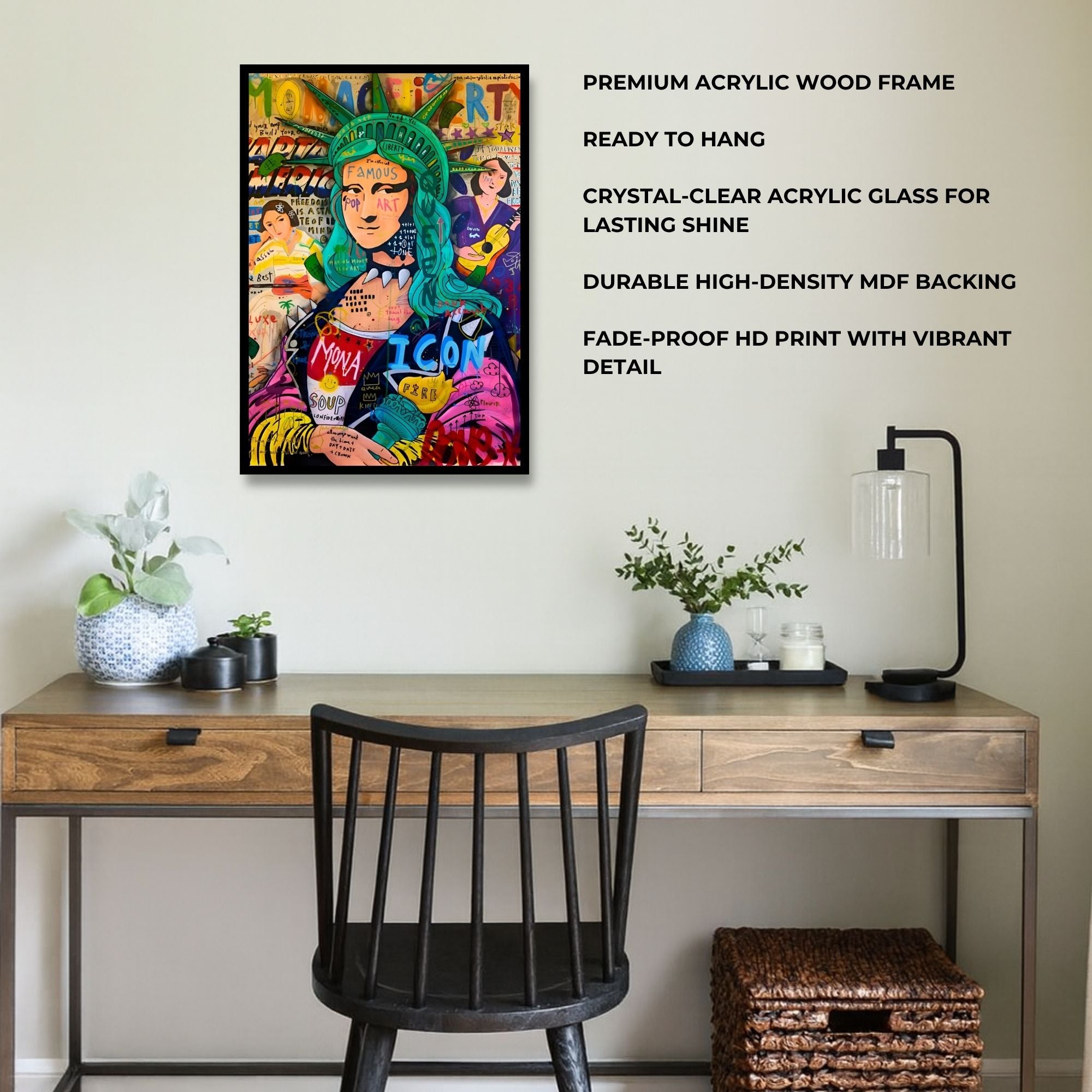 Mona Lisa Graffiti Art