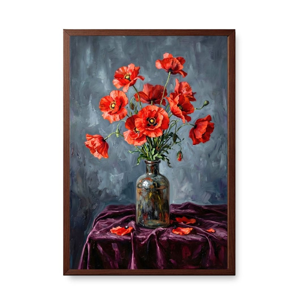 Scarlet Poppy Elegance
