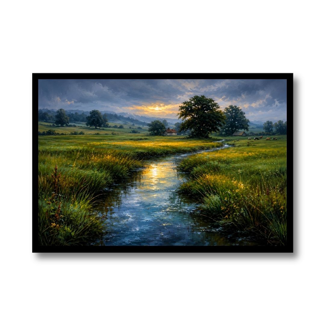 Sunset River Serenity