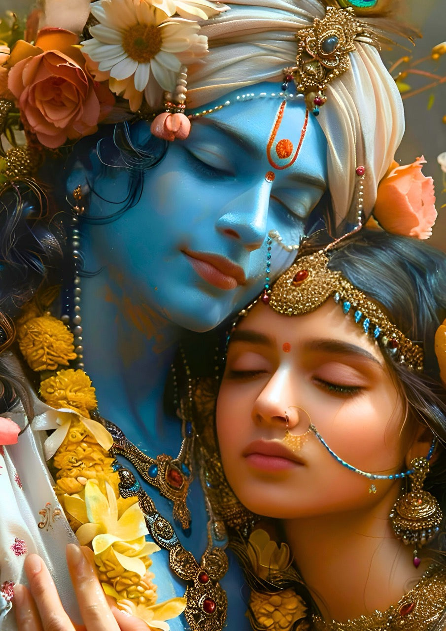 Krishna and Radha: Divine Affection