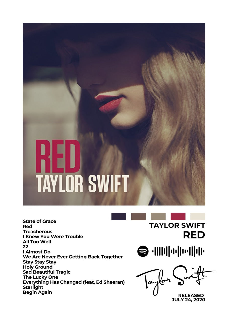 TAYLOR SWIFT – Red