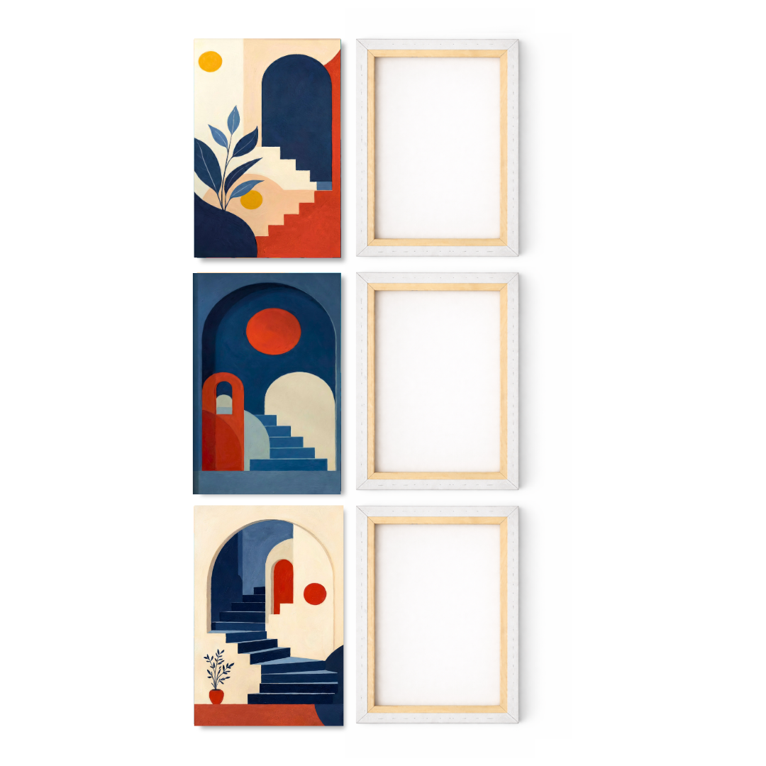 Abstract Geometric Stairs