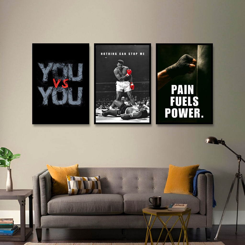 The Tough-Love Training | SET OF 3 FRAMES