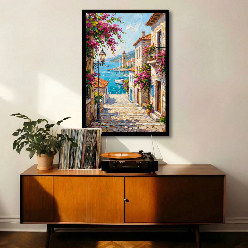 Sunny Seaside Alley