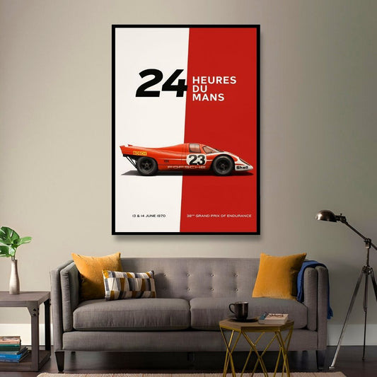 Porsche 917K – Le Mans 1970 Victory Poster