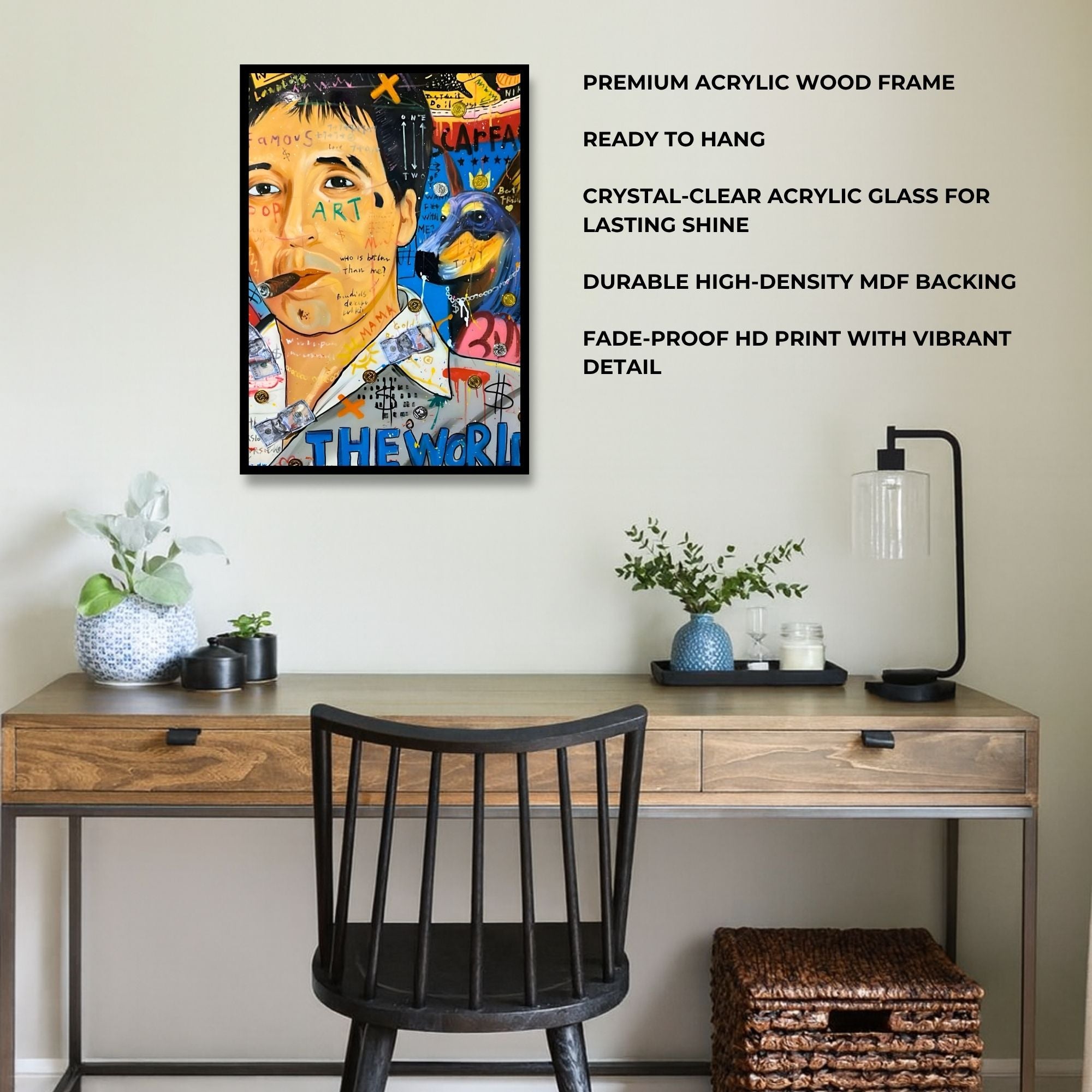 Banksy Godfather Scarface: Street Art Tribute