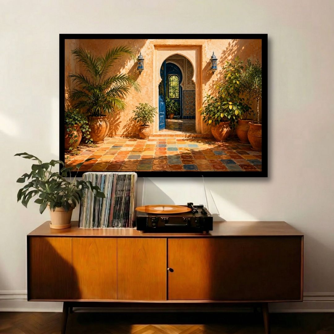 Moroccan Courtyard Gate