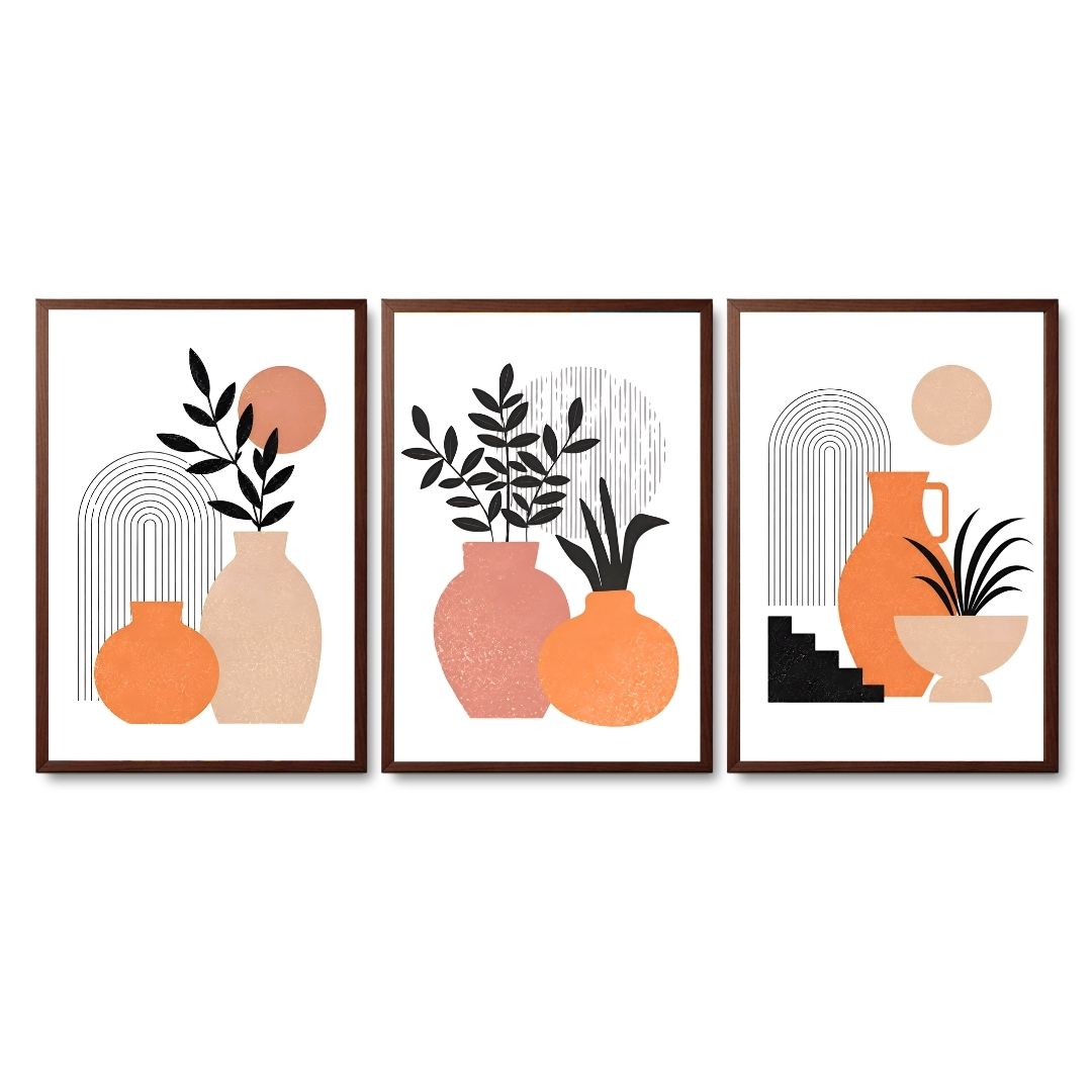 Sunlit Botanical Trio