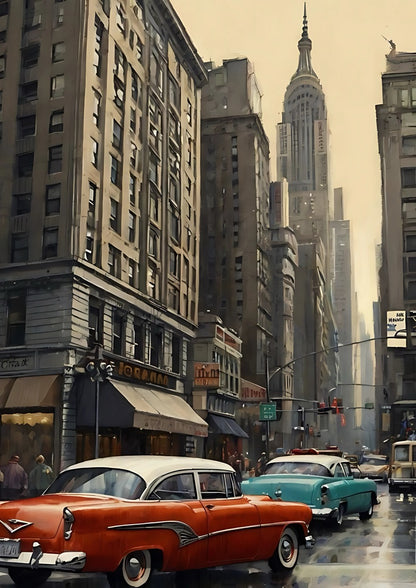 Vintage NYC Street Cars