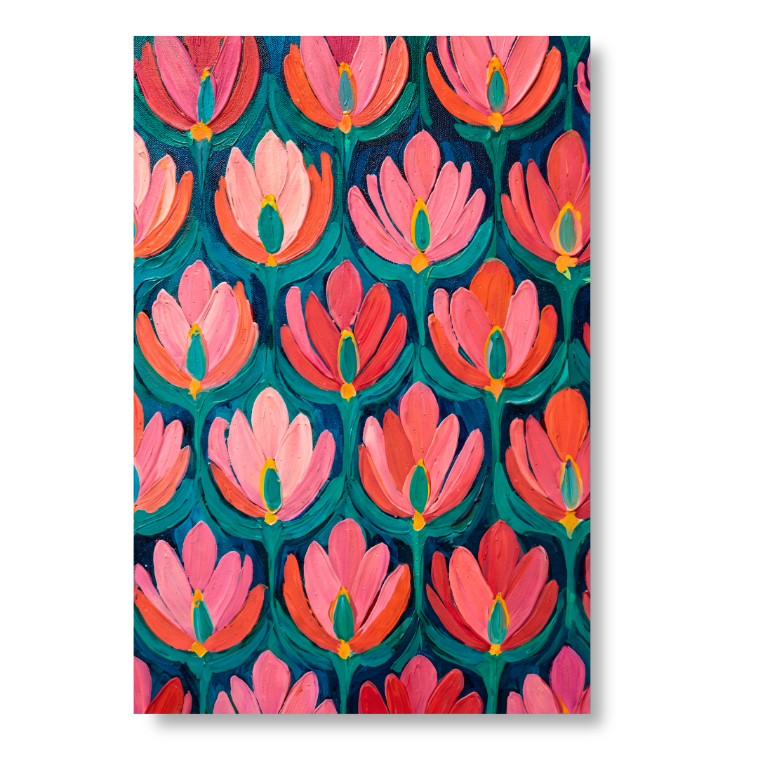 Geometric Petal Bloom