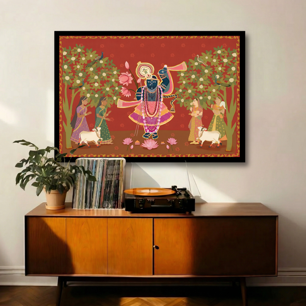 Divine Crimson Shrinathji