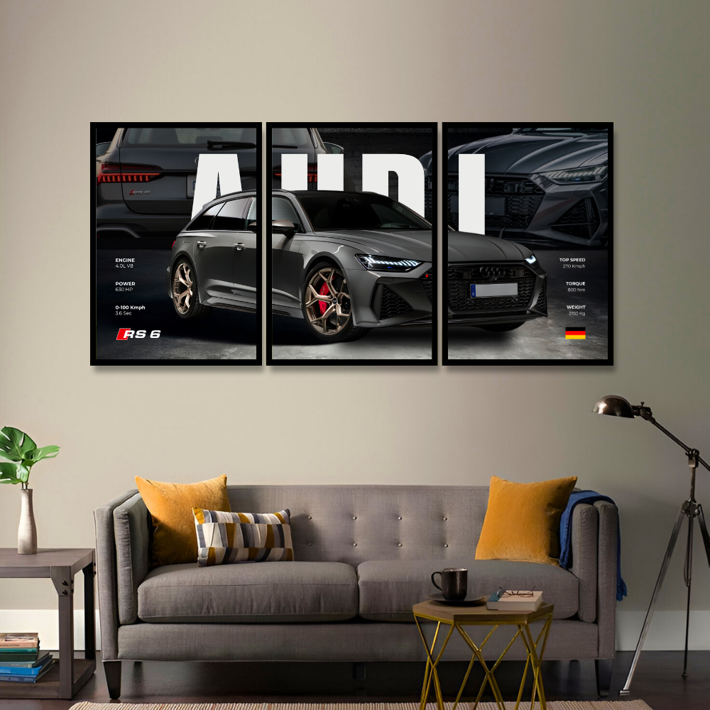 Audi RS6 – Power Refined | Set of 3
