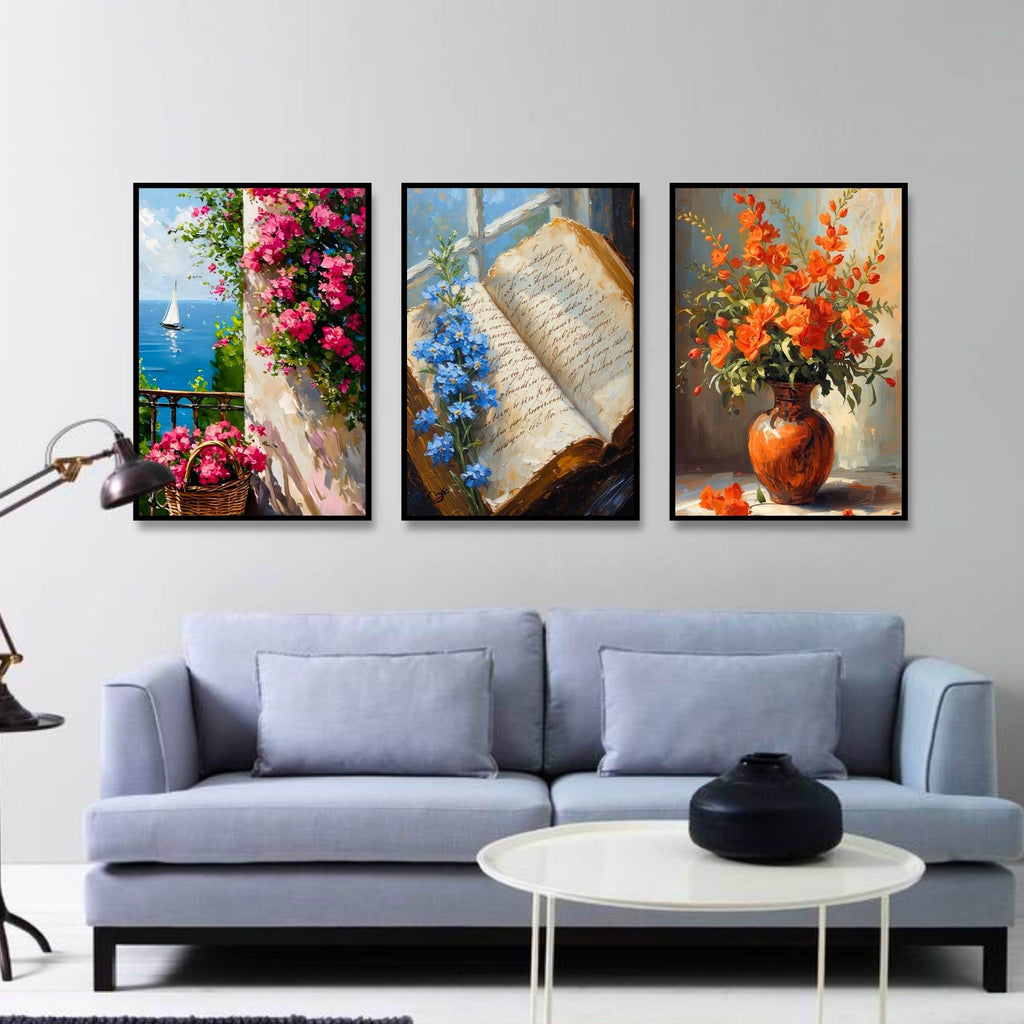 Storybook Florals | SET OF 3 FRAMES