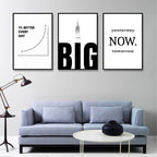 Grow Daily – Bold Individuality Statement | SET OF 3 FRAMES