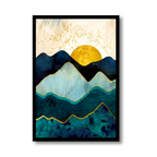 Emerald Peak Sunrise - Blue