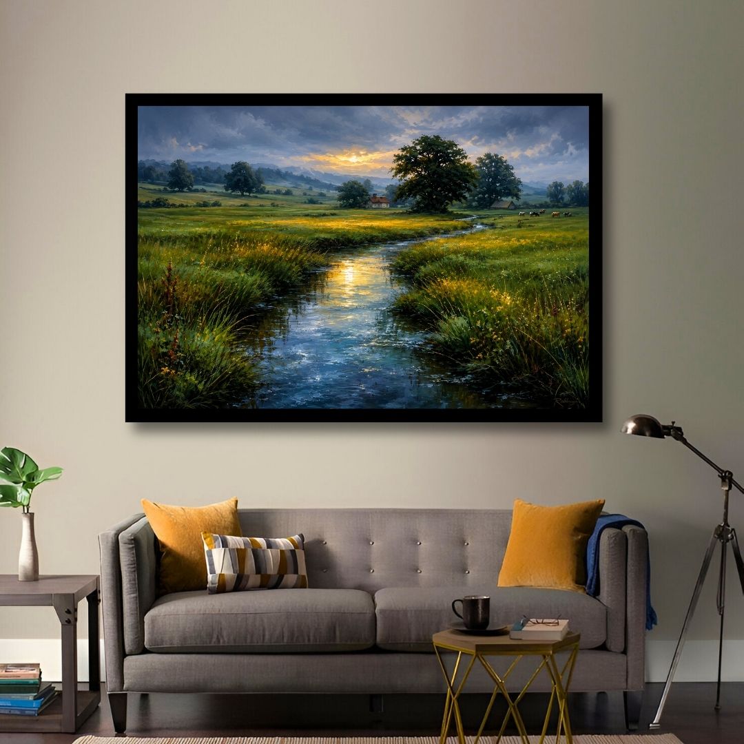 Sunset River Serenity