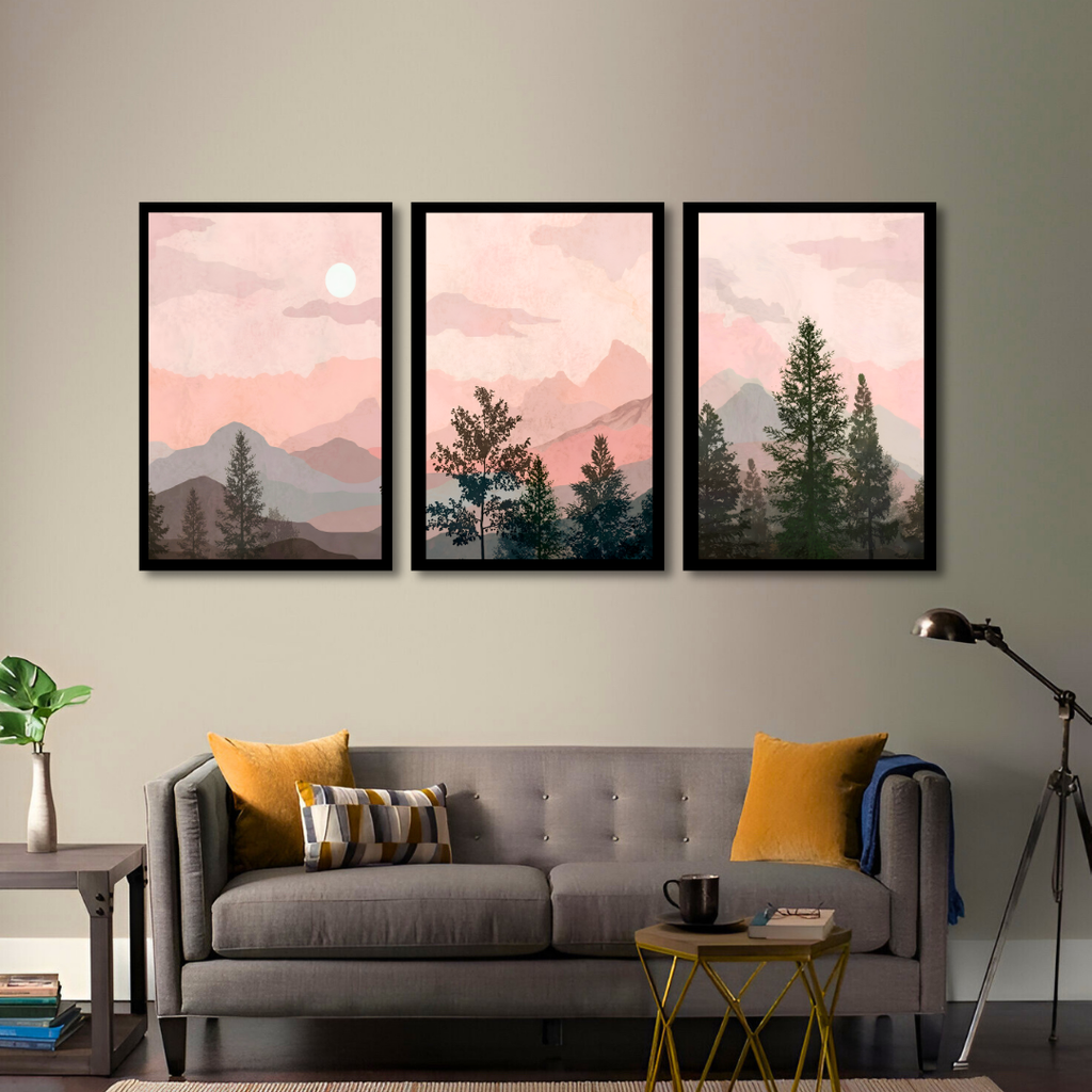 Pink Misty Mountains