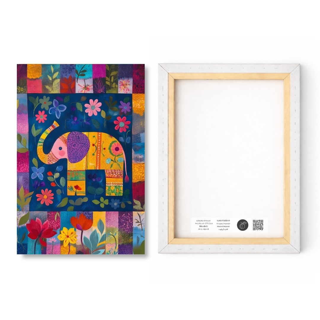 Artistic Elephant Mosaic