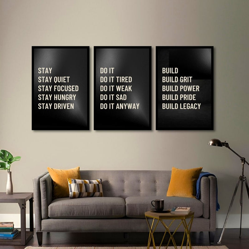 Stay, Do & Build Trio