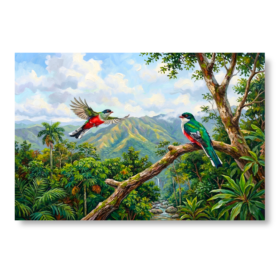 Tropical Trogon Flight